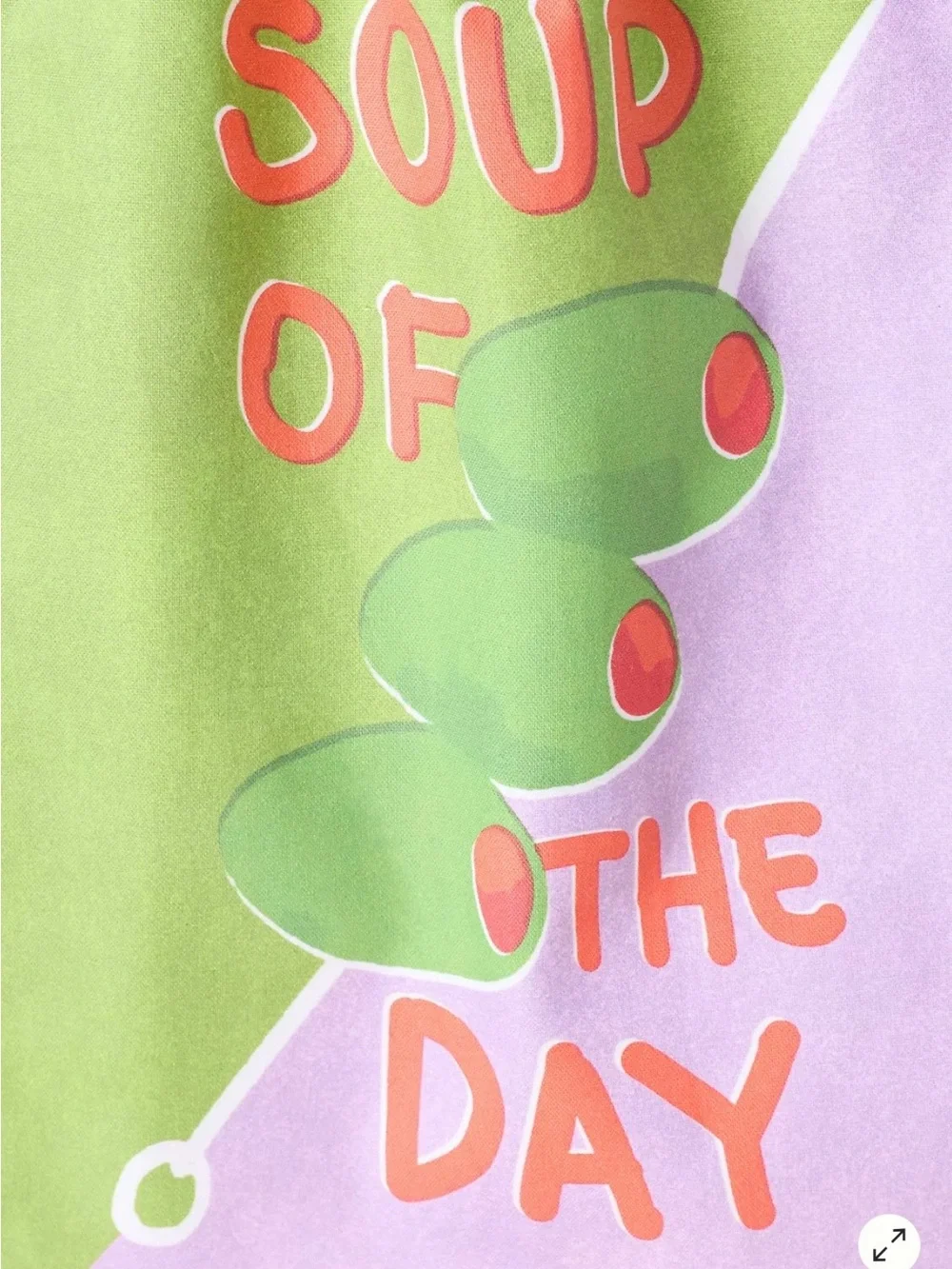 NWT Anthropologie Soup Of The Day Bar Dish Towel 24” X 12”
